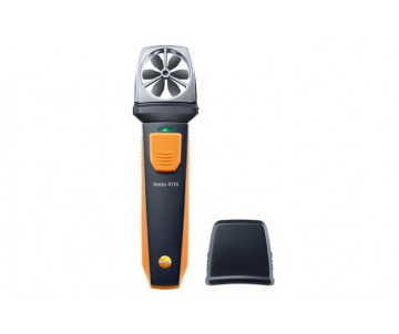 Смарт-зонд testo 410i - Анемометр с крыльчаткой с Bluetooth, управляемый со смартфона/планшета Смарт-зонд testo 410i - Анемометр с крыльчаткой с Bluetooth, управляемый со смартфона/планшета